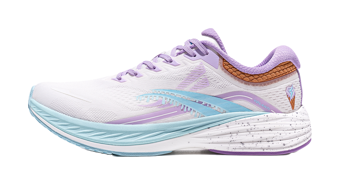 Volanti Panda Print Cushioning Breathable Rebound Low-Top Running Shoes Unisex Ice Cream 