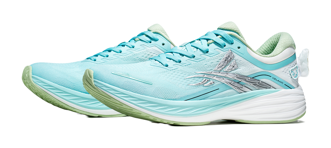 Volanti Panda Print Running Shoes Unisex Low top Blue, Green 