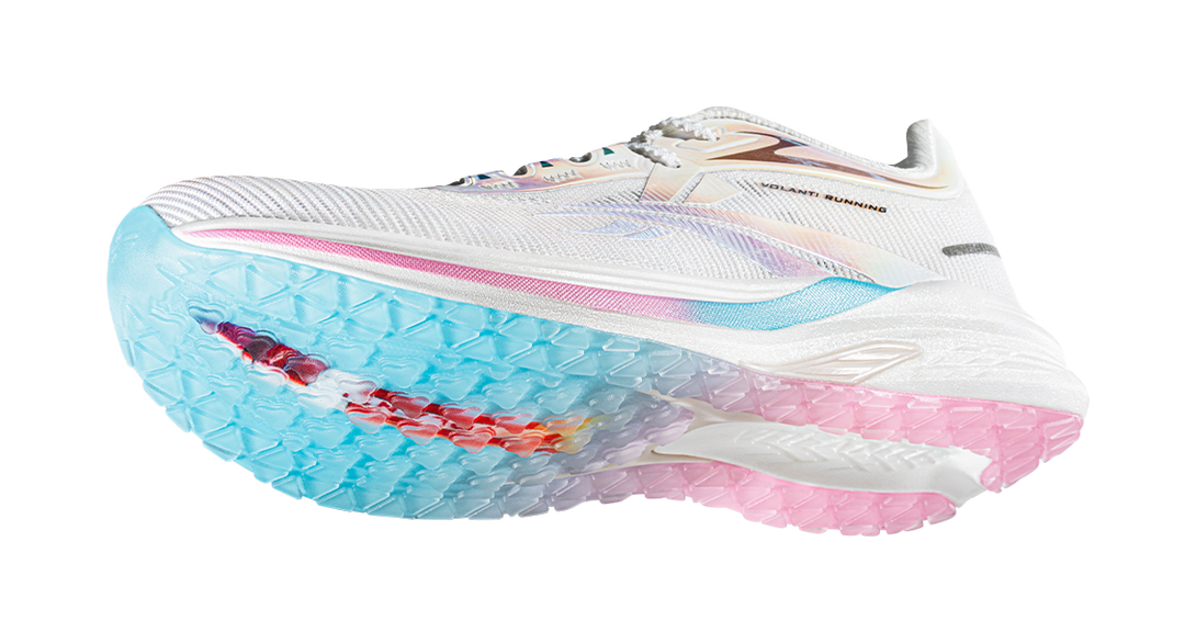 Volanti Rocket Cushioned Slip Resistant Abrasion Resistant Low Top Air Cushion Casual Running Shoes Unisex 