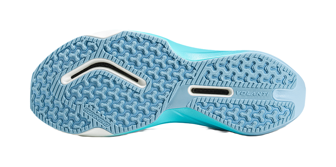 Volanti Slip Resistant, Abrasion Resistant, Lightweight Low Top Casual Running Shoes Unisex Blue White 