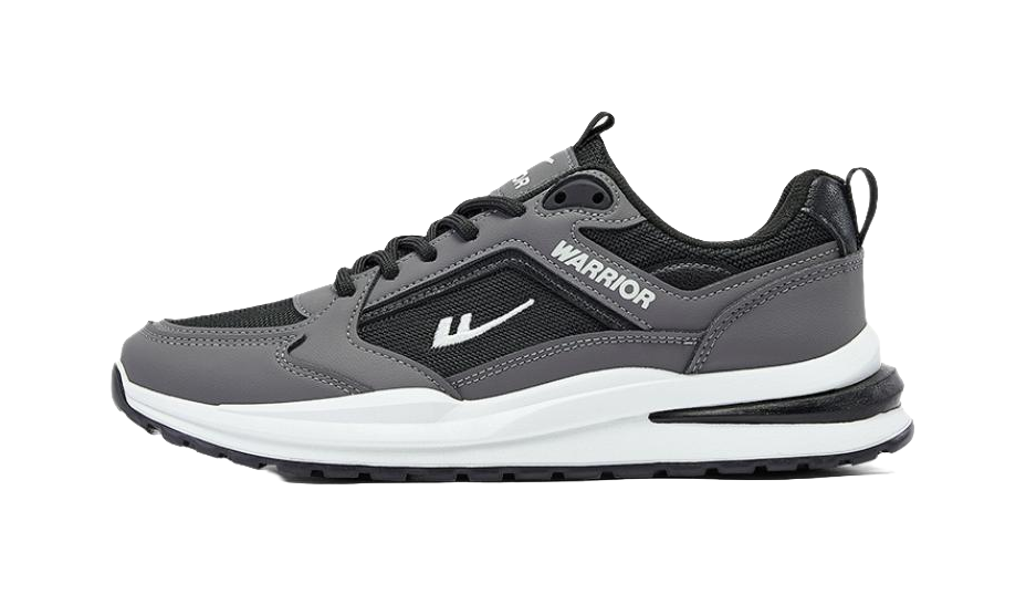 WARRIOR Casual Shoes Men's Low top Black Gray/Beige Green/Beige Light Blue/Beige Dark Blue 