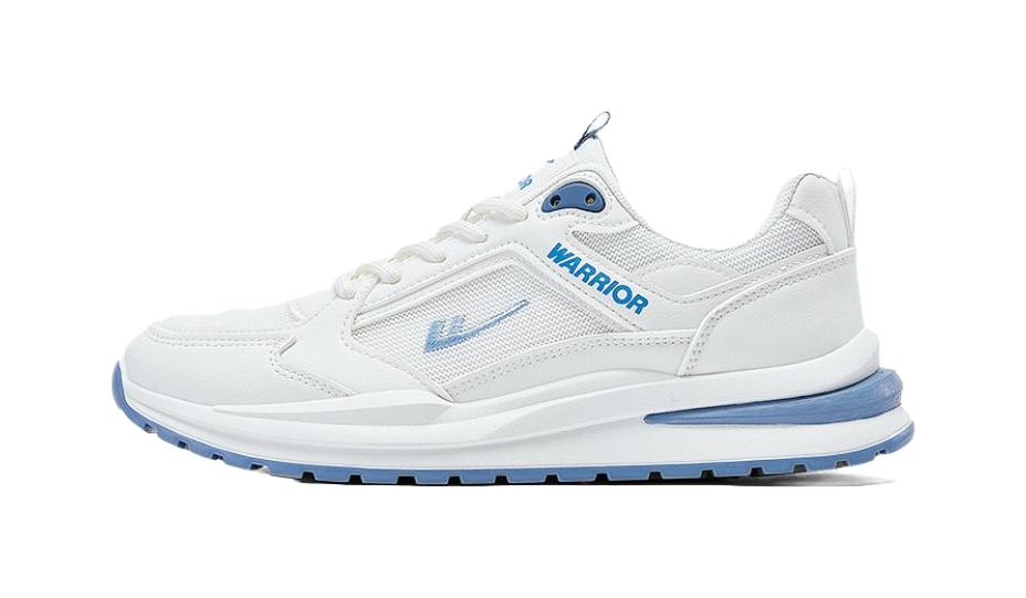 WARRIOR Casual Shoes Men's Low top Black Gray/Beige Green/Beige Light Blue/Beige Dark Blue 