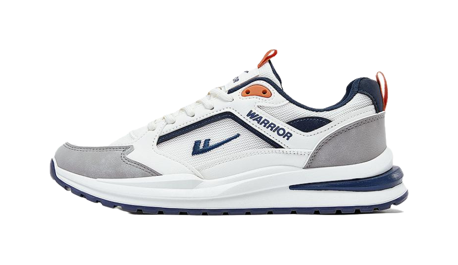 WARRIOR Casual Shoes Men's Low top Black Gray/Beige Green/Beige Light Blue/Beige Dark Blue 