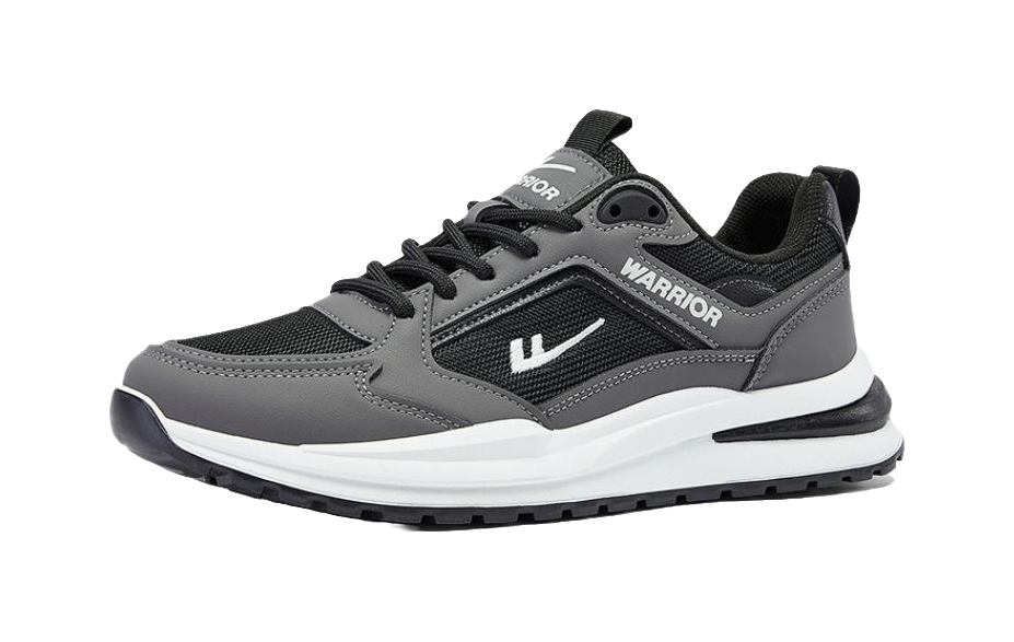 WARRIOR Casual Shoes Men's Low top Black Gray/Beige Green/Beige Light Blue/Beige Dark Blue 