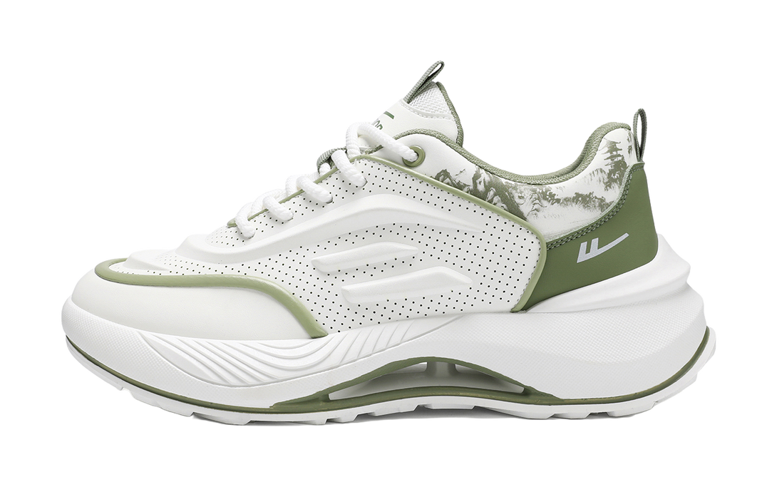 WARRIOR Casual Shoes Men's Low top White/Dark Blue/White/Green 