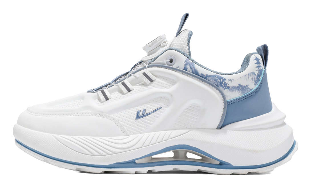 WARRIOR Casual Shoes Men's Low top White/Dark Blue/White/Green 