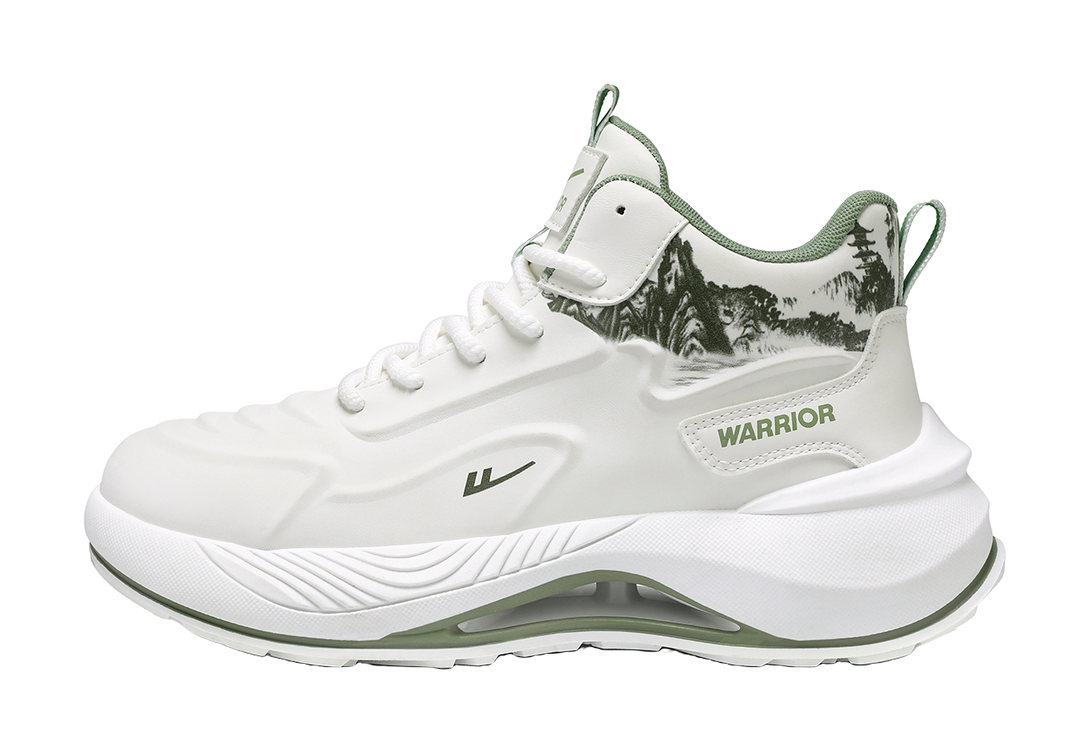 WARRIOR Casual Shoes Men's Low top White/Dark Blue/White/Green 