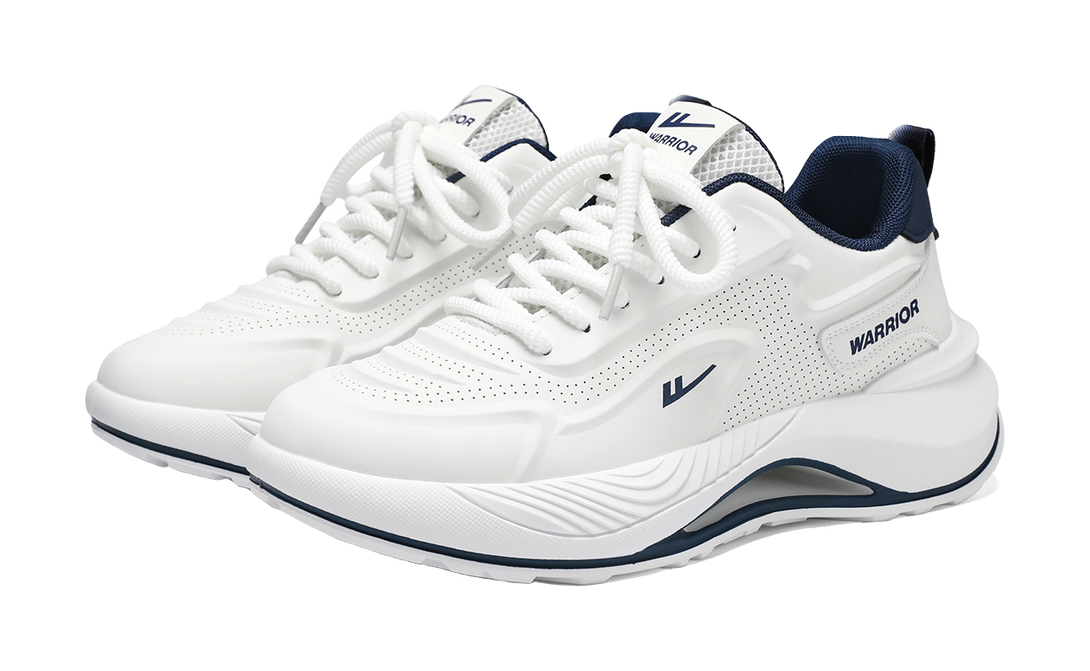 WARRIOR Casual Shoes Men's Low top White/Dark Blue/White/Green 