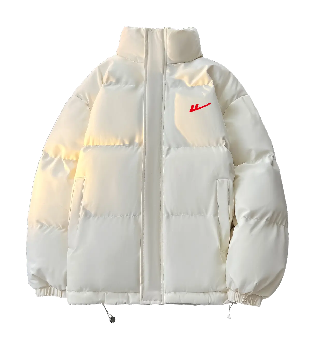 WARRIOR Puffer Jackets Unisex Stand Collar Thickened  vjsneaker.com