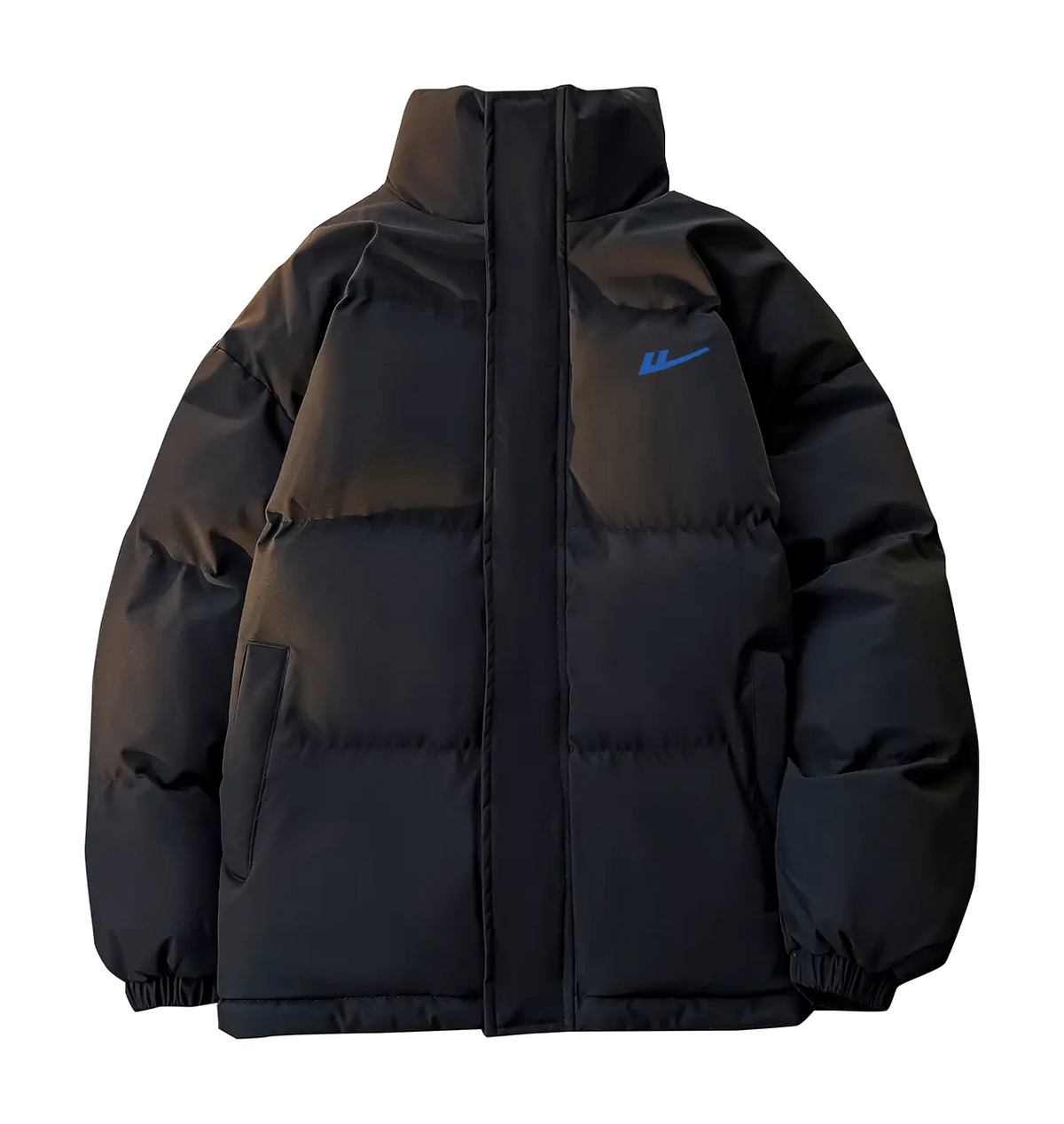 WARRIOR Puffer Jackets Unisex Stand Collar Thickened  vjsneaker.com