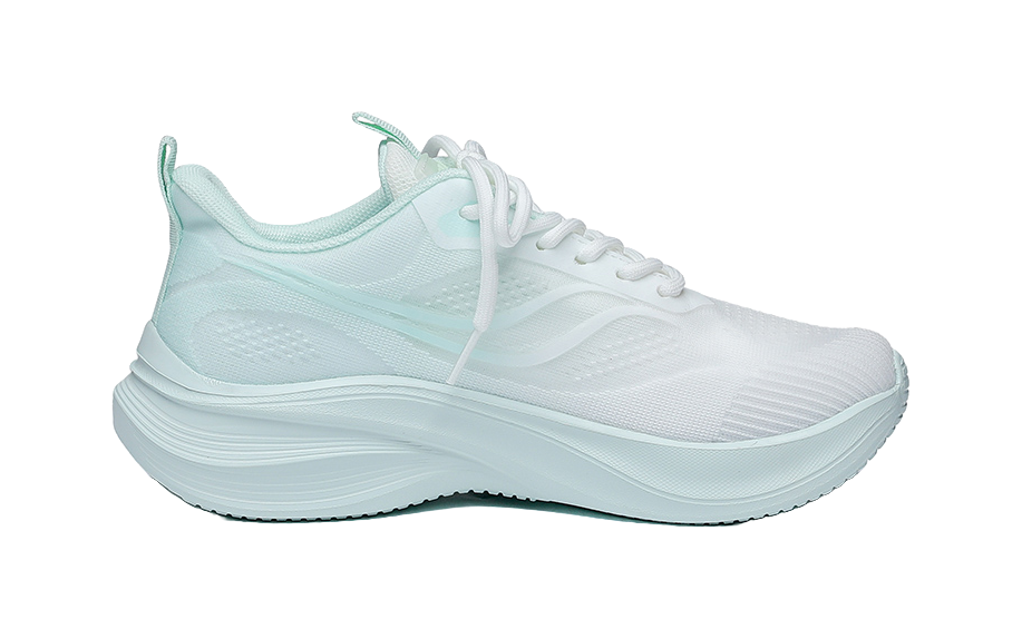 WARRIOR Running Shoes Women's Low top Beige/Light Green 