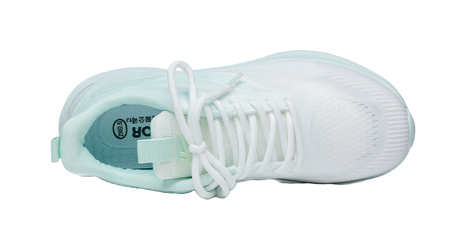 WARRIOR Running Shoes Women's Low top Beige/Light Green 