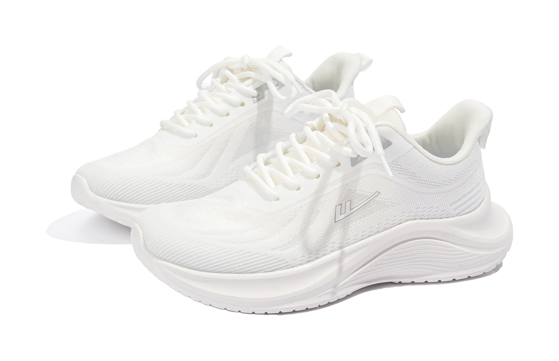 WARRIOR Running Shoes Women's Low top Moon White 