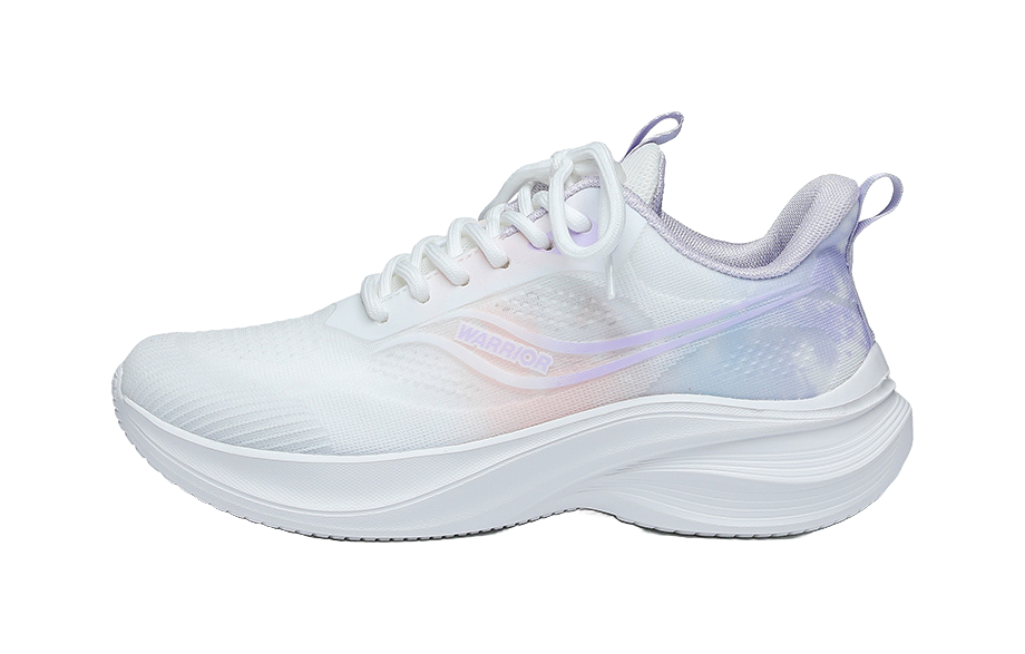 WARRIOR Running Shoes Women's Low top Purple/Pink/Sky Blue 