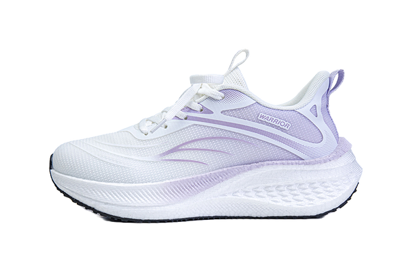 WARRIOR Running Shoes Women's Low top White Purple 