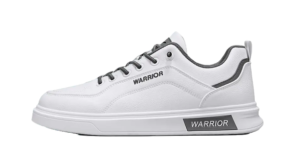 WARRIOR Skateboard Shoes Men's Low top White/Beige/Black Brown 