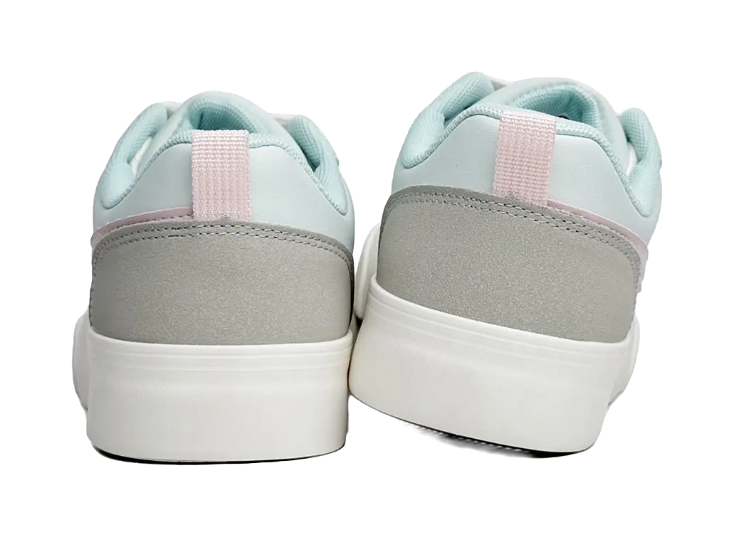 WARRIOR Skateboard Shoes Women's Low top Blue Gray Pink 