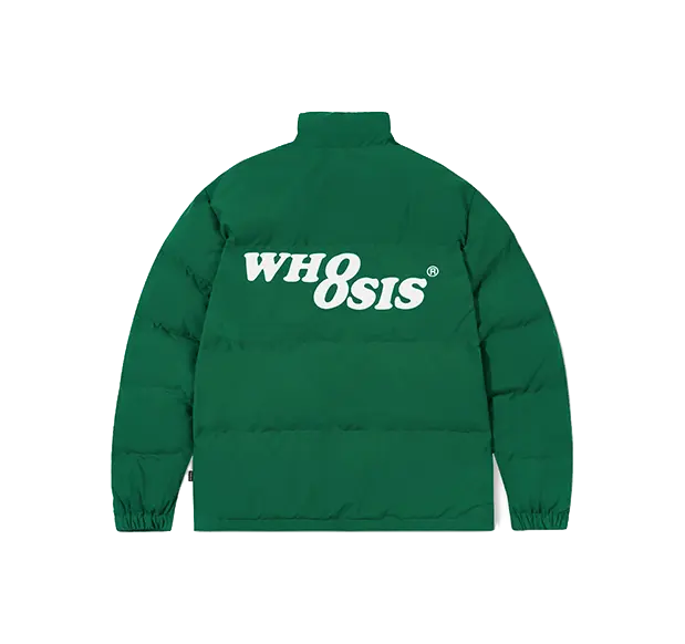 WHOOSIS Puffer Jackets Unisex Stand Collar Moderate Padded Puffer Jacket  vjsneaker.com