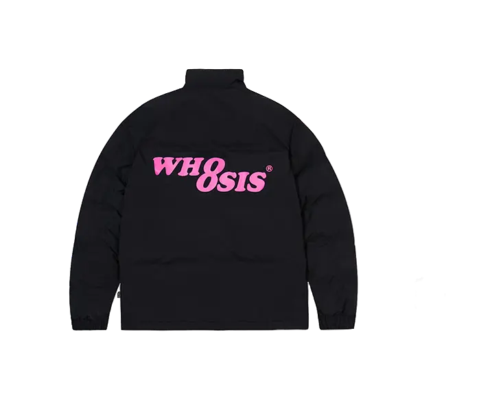 WHOOSIS Puffer Jackets Unisex Stand Collar Moderate Padded Puffer Jacket  vjsneaker.com