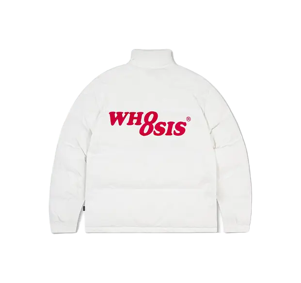 WHOOSIS Puffer Jackets Unisex Stand Collar Moderate Padded Puffer Jacket  vjsneaker.com