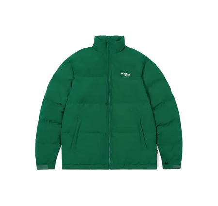 WHOOSIS Puffer Jackets Unisex Stand Collar Moderate Padded Puffer Jacket  vjsneaker.com