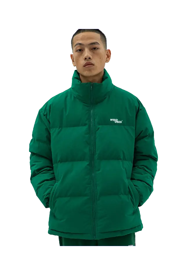 WHOOSIS Puffer Jackets Unisex Stand Collar Moderate Padded Puffer Jacket  vjsneaker.com