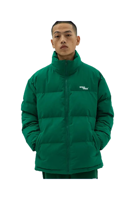 WHOOSIS Puffer Jackets Unisex Stand Collar Moderate Padded Puffer Jacket  vjsneaker.com