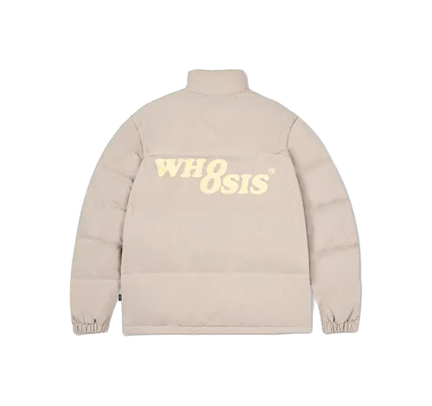 WHOOSIS Puffer Jackets Unisex Stand Collar Moderate Padded Puffer Jacket  vjsneaker.com