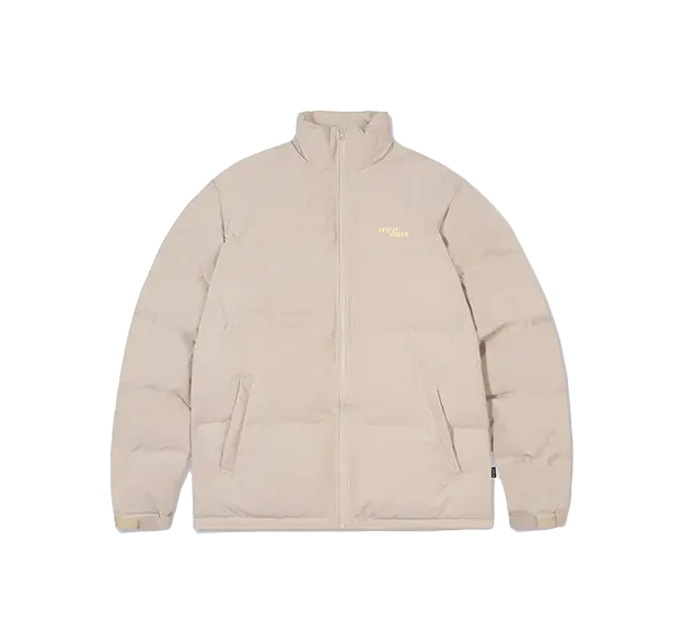 WHOOSIS Puffer Jackets Unisex Stand Collar Moderate Padded Puffer Jacket  vjsneaker.com