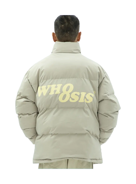 WHOOSIS Puffer Jackets Unisex Stand Collar Moderate Padded Puffer Jacket  vjsneaker.com