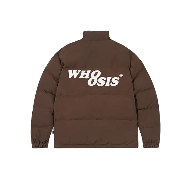 WHOOSIS Puffer Jackets Unisex Stand Collar Moderate Padded Puffer Jacket  vjsneaker.com