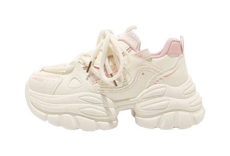 Warrior Abrasion Resistant Height Increasing Low top Chunky Sneakers Women's  VJSNEAKER