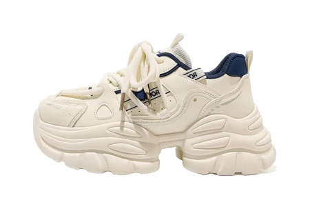 Warrior Abrasion Resistant Height Increasing Low top Chunky Sneakers Women's  VJSNEAKER