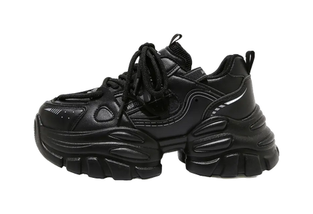 Warrior Abrasion Resistant Height Increasing Low top Chunky Sneakers Women's  VJSNEAKER