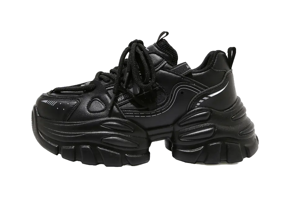 Warrior Abrasion Resistant Height Increasing Low top Chunky Sneakers Women's  VJSNEAKER