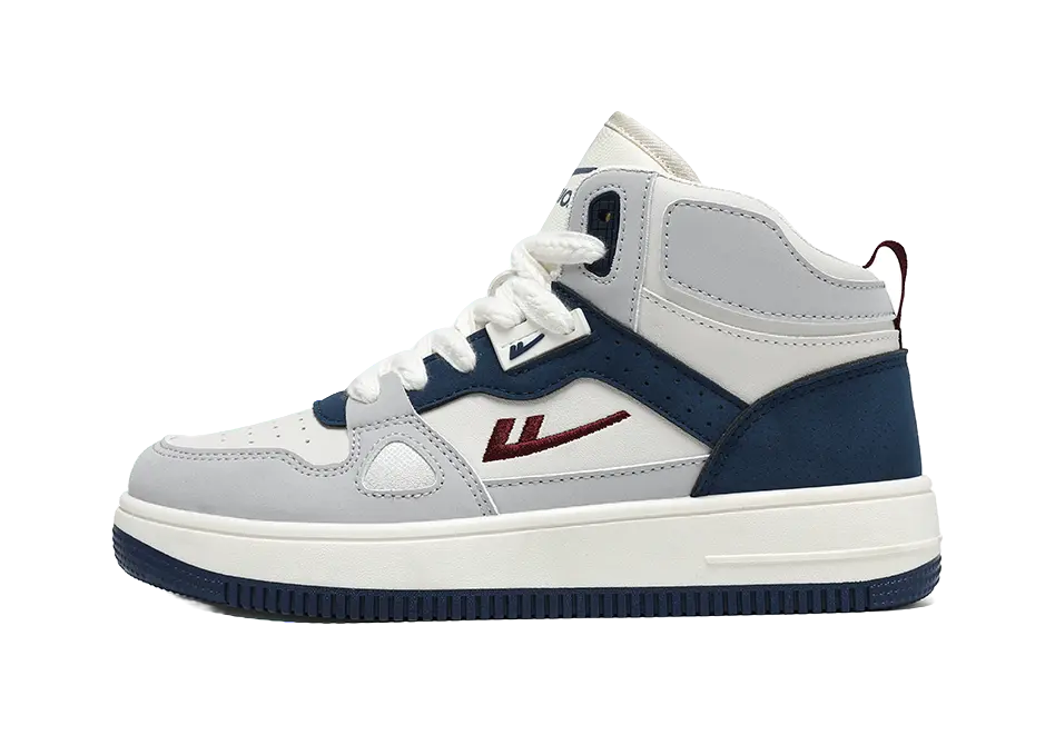 Warrior Abrasion Resistant Lightweight Breathable Height Increasing High top Skateboard Shoes Unisex 