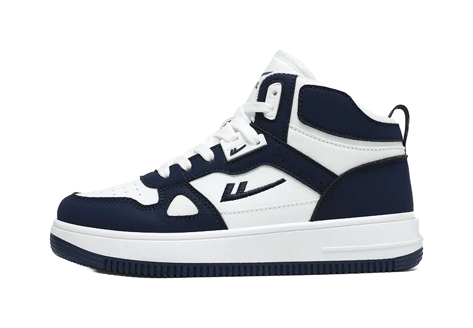 Warrior Abrasion Resistant Lightweight Breathable Height Increasing High top Skateboard Shoes Unisex 