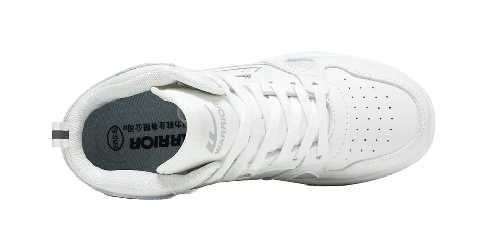 Warrior Abrasion Resistant Lightweight Breathable Height Increasing High top Skateboard Shoes Unisex 