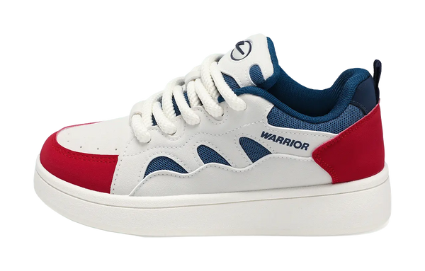 Warrior Abrasion Resistant Lightweight Breathable Height Increasing Low top Skateboard Shoes Unisex 