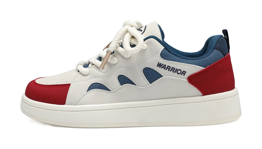 Warrior Abrasion Resistant Lightweight Breathable Height Increasing Low top Skateboard Shoes Unisex 