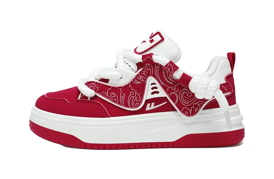 Warrior Abrasion Resistant Lightweight Height Increasing Low top Skateboard Shoes Unisex 