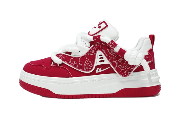 Warrior Abrasion Resistant Lightweight Height Increasing Low top Skateboard Shoes Unisex 