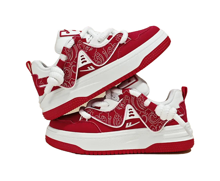 Warrior Abrasion Resistant Lightweight Height Increasing Low top Skateboard Shoes Unisex 