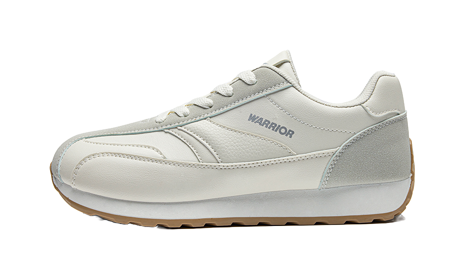 Warrior Abrasion Resistant, Breathable, Lightweight Low top Casual Shoes Unisex Ecru Gray 