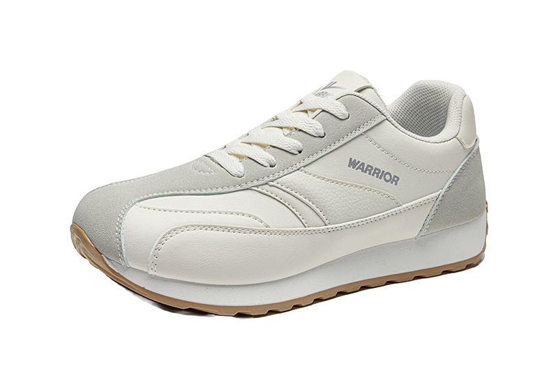 Warrior Abrasion Resistant, Breathable, Lightweight Low top Casual Shoes Unisex Ecru Gray 