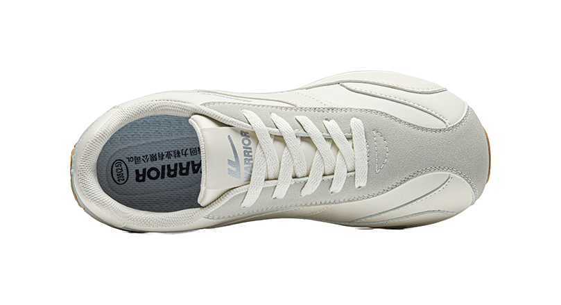 Warrior Abrasion Resistant, Breathable, Lightweight Low top Casual Shoes Unisex Ecru Gray 