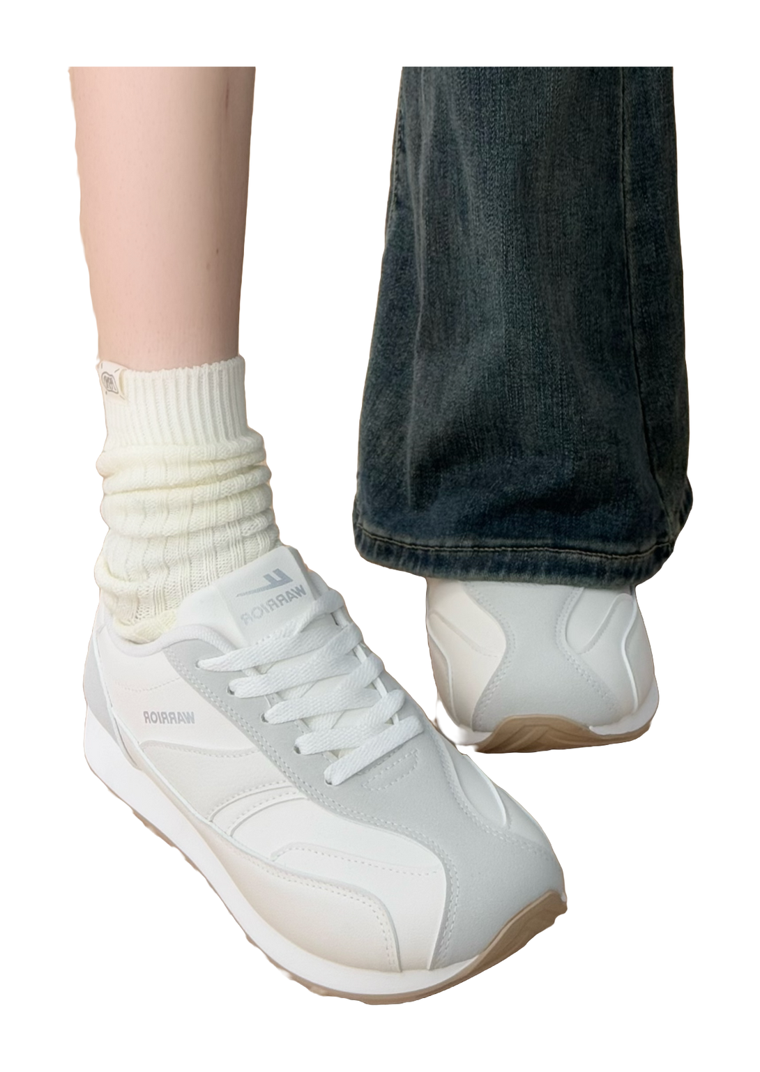 Warrior Abrasion Resistant, Breathable, Lightweight Low top Casual Shoes Unisex Ecru Gray 