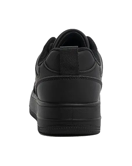 Warrior Abrasion Resistant, Lightweight, And Breathable Low top Skateboard Shoes Unisex Black 