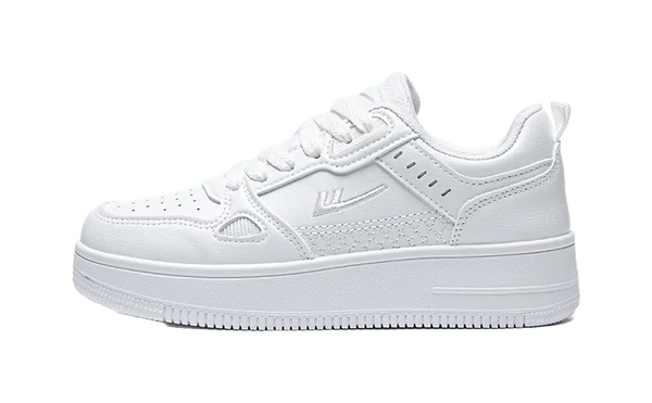 Warrior Air Force 1 Shiro Shoes, Students Selected Lightweight And Breathable Low top Skateboard Shoes Unisex White 