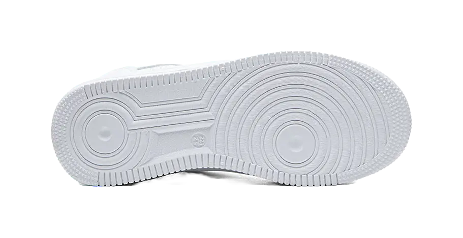 Warrior Air Force 1 Shiro Shoes, Students Selected Lightweight And Breathable Low top Skateboard Shoes Unisex White 